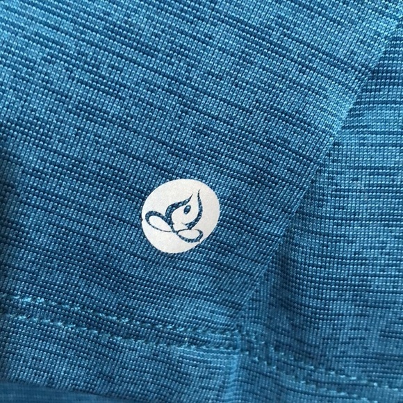 apana exercise long sleeve top, large, teal color - Picture 4 of 5